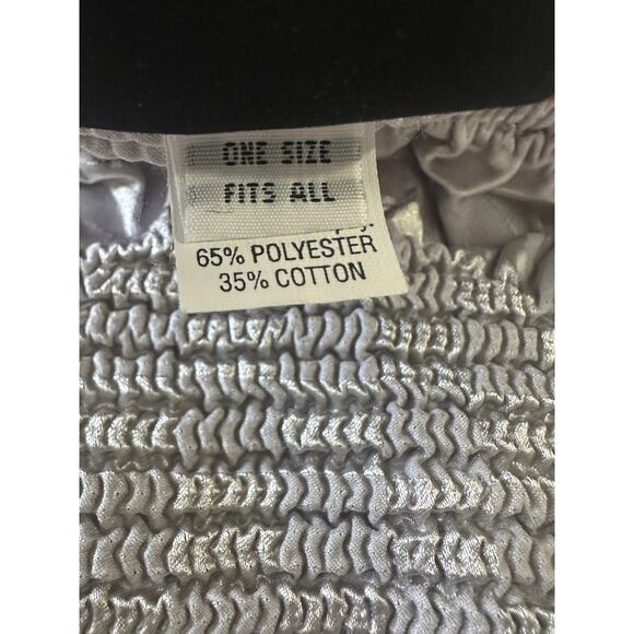 Candiss Cole Art-To-Wear Jacket Silver Crinkle Open Front One Size Quiet Luxury - Picture 11 of 16